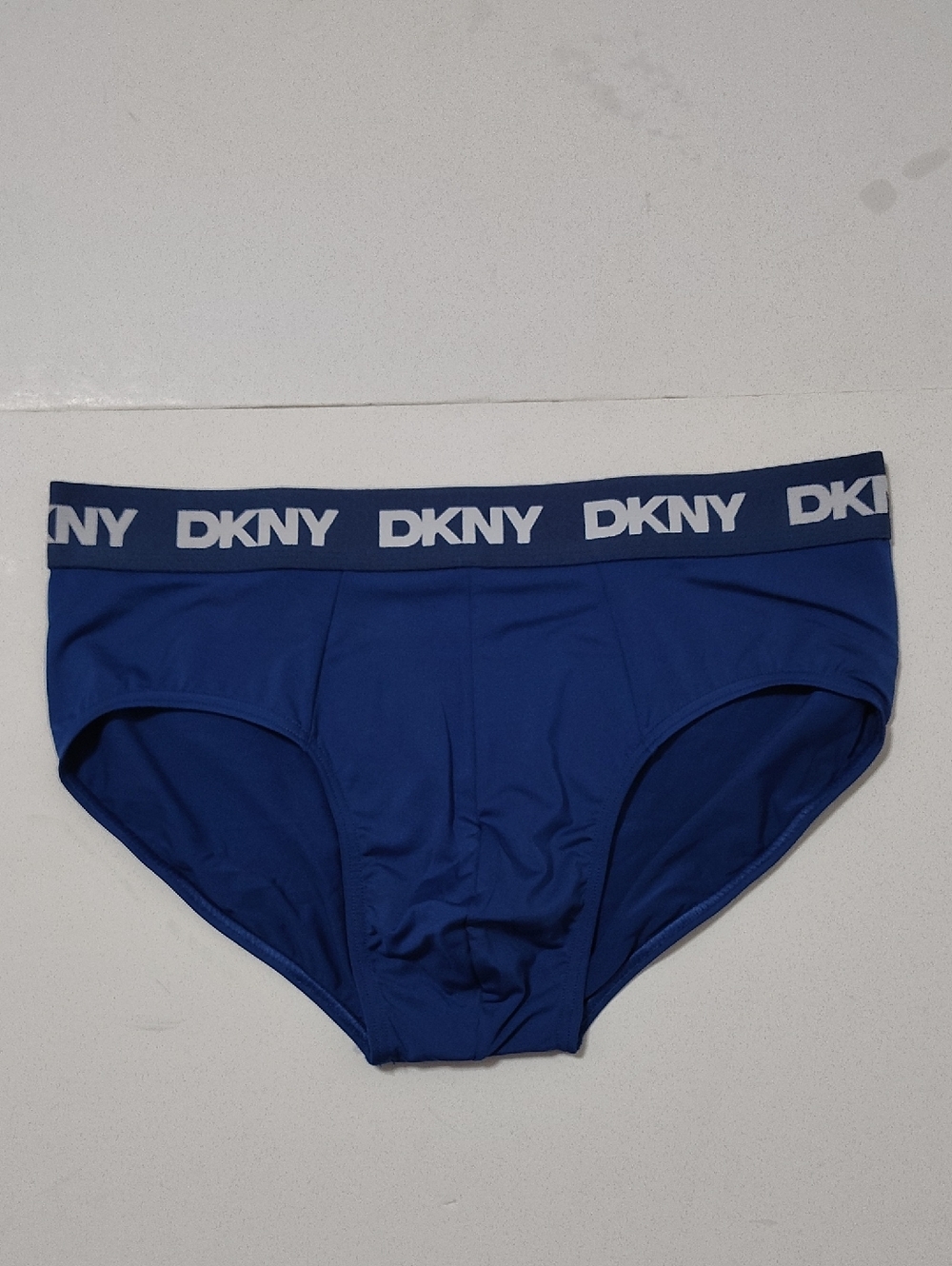 DKNY Royal Blue Logo Waist Men's Briefs - 1 pair - Size M